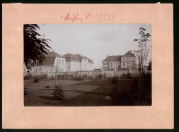 Fotografie Brück & Sohn Meissen, Ansicht Meissen I. Sa., Wohngebäude In Der Kaserne Des K. S. 2. Jäger-Bataillon Nr  - Places