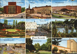 72523698 Bochum Stadttheater Rathaus Rosengarten Dahliengarten Stadtbad Bahnhof  - Bochum