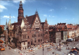 72523563 Wroclaw Rathaus Luftaufnahme  - Pologne