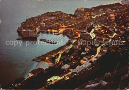 72523478 Dubrovnik Ragusa Altstadt Hafen Festung Nachtaufnahme Dubrovnik - Croatie