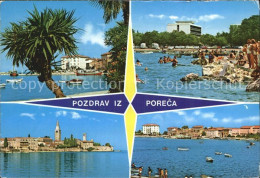 72523448 Porec Ansicht Vom Meer Aus Hafen Badestrand  - Croatie
