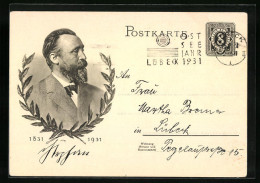 Künstler-AK Portrait Postminister Heinrich Von Stephan, 1931, Ganzsache  - Other & Unclassified
