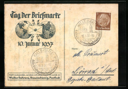 AK Ausstellung Zum Tag Der Briefmarke 1937  - Francobolli (rappresentazioni)