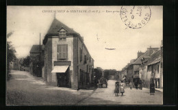 CPA Chateauneuf-de-Bretagne, Rues Principales  - Other & Unclassified