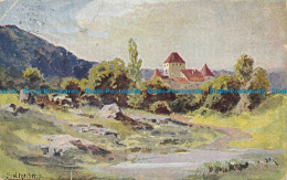 R059342 Painting. Landscape. Postcard. Terra. 1903 - Monde