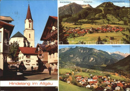 72522572 Hindelang Teilansicht Breitenberg Rotspitze Imbergerhorn Iseler Rauhorn - Hindelang