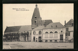 CPA Suèvres, Eglise Et Nouvelle Mairie  - Other & Unclassified