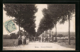 CPA Binas, Route De Châteaudun  - Autres & Non Classés