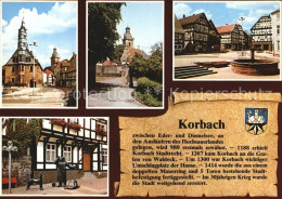 72521960 Korbach Kirche Fachwerkhaeuser Marktplatz Korbach - Korbach