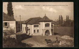 CPA Savigny-en-Revermont, Salle Des Fetes Inauguree Le 5 Novembre 1933  - Autres & Non Classés