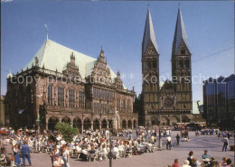 72521939 Bremen Marktplatz Rathaus Dom Parlamentsgebaeude Arbergen - Bremen