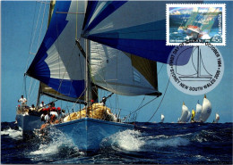 20-5-2024 (5 Z 39) Australia (2 Maxicard) Sailing Sydney To Hobart (if Not Sold Will NOT Be Re-listed) - Cartes-Maximum (CM)