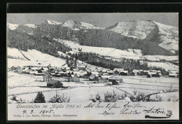 AK Oberstaufen /Allgäu, Ortsansicht Im Winter  - Oberstaufen
