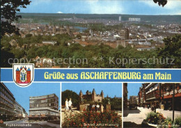 72521910 Aschaffenburg Main Schloss Johannisburg Frohsinnstrasse Herstallstrasse - Aschaffenburg