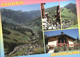 72521645 Saalbach-Hinterglemm Fliegeraufnahme Dorfmotiv Saalbaecher Fassl Saalba - Altri & Non Classificati