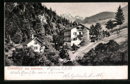 AK Bad Tiefenbach B. Oberstdorf, Gasthof Mit Landschaftspanorama  - Oberstdorf