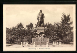 AK Magdeburg, Bismarckdenkmal  - Maagdenburg