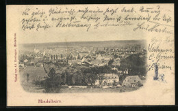 AK Mindelheim, Ortsansicht Aus Der Vogelschau  - Mindelheim
