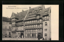 AK Braunschweig, Das Veltheimsche- Und Gildehaus Am Burgplatz  - Braunschweig