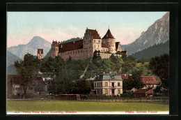 AK Füssen /Allgäu, Das Schloss Vor Den Bergen  - Füssen