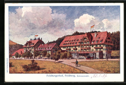 Künstler-AK Feldberg /Schwarzwald, Hotel Feldbergerhof  - Feldberg