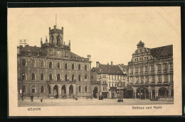 AK Weimar, Rathaus Und Markt  - Weimar