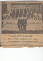 Pittsburg, USA Serbian St. George's Choir November 1941. - Afiches