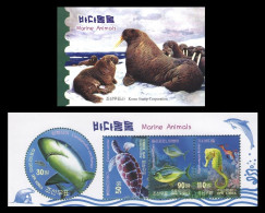 North Korea 2013 Mih. 5977/80 Fauna. Marine Animals (booklet) MNH ** - Corea Del Norte