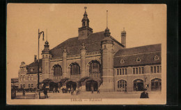 AK Lübeck, Der Bahnhof Mit Türmen  - Luebeck
