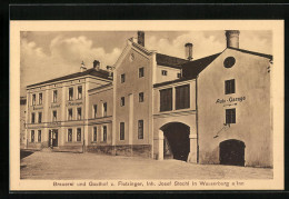 AK Wasserburg A. Inn, Brauerei Und Gasthof Zum Fletzinger  - Wasserburg A. Inn