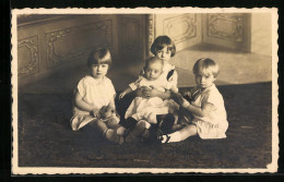 AK Prinz Jean-Grand, Duc Héritier, Prinzessinnen Elisabeth, Marie-Adelheid, Marie-Gabrielle Von Luxemburg  - Familles Royales