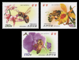 North Korea 2013 Mih. 6002/04 Fauna. Bees MNH ** - Korea (Noord)