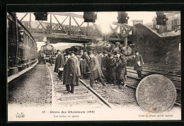 CPA Grève Des Cheminots Du Nord (1910), Arbeiterbewegung, Chemin De Fer  - Eisenbahnen