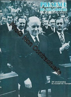 Revue Trimestrielle PRESENCE DE STRASBOURG [No 48] De 1974 - 25° Anniversaire Du Conseil De L'Europe - Other & Unclassified