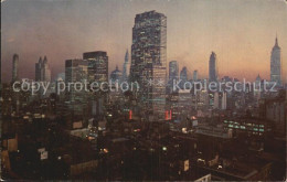 72592255 New_York_City Mid Town Manhattan Showing Rockeffeler Center Empire Stat - Other & Unclassified
