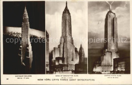 72591678 New_York_City Chrysler Bldg Bank Of Manhattan Bldg Empire State Bldg - Sonstige & Ohne Zuordnung