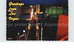 72583057 Las_Vegas_Nevada Night Lights Of Fremont Street - Autres & Non Classés
