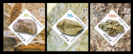 North Korea 2013 Mih. 6042/44 Fossils MNH ** - Corea Del Norte
