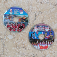 North Korea 2008 Beijing Peking Olympic DVD 2 Blocs Uncutting Type - Verano 2008: Pékin