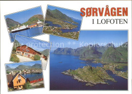 72580095 Sorvagen Lofoten Fliegeraufnahmen Teilansichten Lofoten Insel - Noorwegen