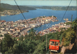 72576686 Bergen Norwegen Ursikt Fra Floyen Bergbahn Hafen Norwegen - Norwegen