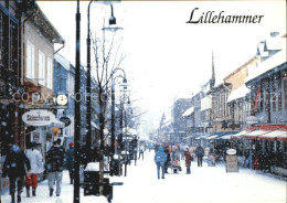 72576648 Lillehammer Fussgaengerzone Im Winter Lillehammer - Noruega