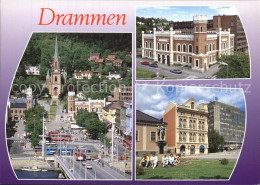 72576618 Drammen Kirche Schloss Platz Denkmal Drammen - Norwegen