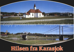72576568 Karasjok Kirke Brua Kirche Bruecke Karasjok - Norvège