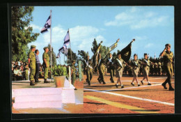 AK Israelitische Soldaten Bei Einer Parade  - Jewish