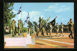 AK Parade Israelitischer Soldaten  - Judaika