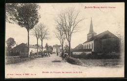 CPA Sainte-Marguerite, Entree Du Village, En Venant De St-Die  - Autres & Non Classés
