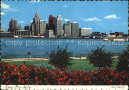 72572721 Detroit_Michigan River Skyline - Autres & Non Classés