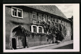AK Weingarten /Baden, Gasthaus Zum Löwen - Eingang Zur Festhalle  - Baden-Baden