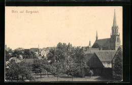 AK Burgstädt, Ortsansicht Mit Kirche  - Burgstaedt